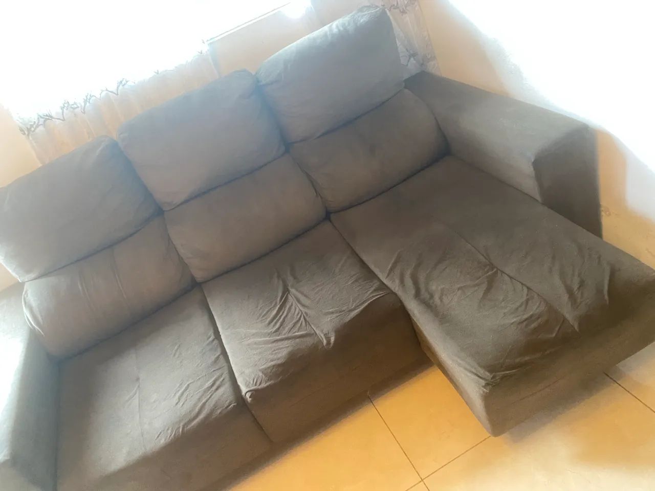 Vendo sofá retrátil marrom