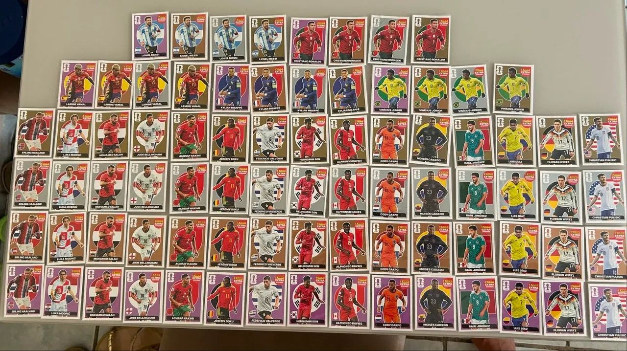 Legends, Álbum 2018 completo e Cards.