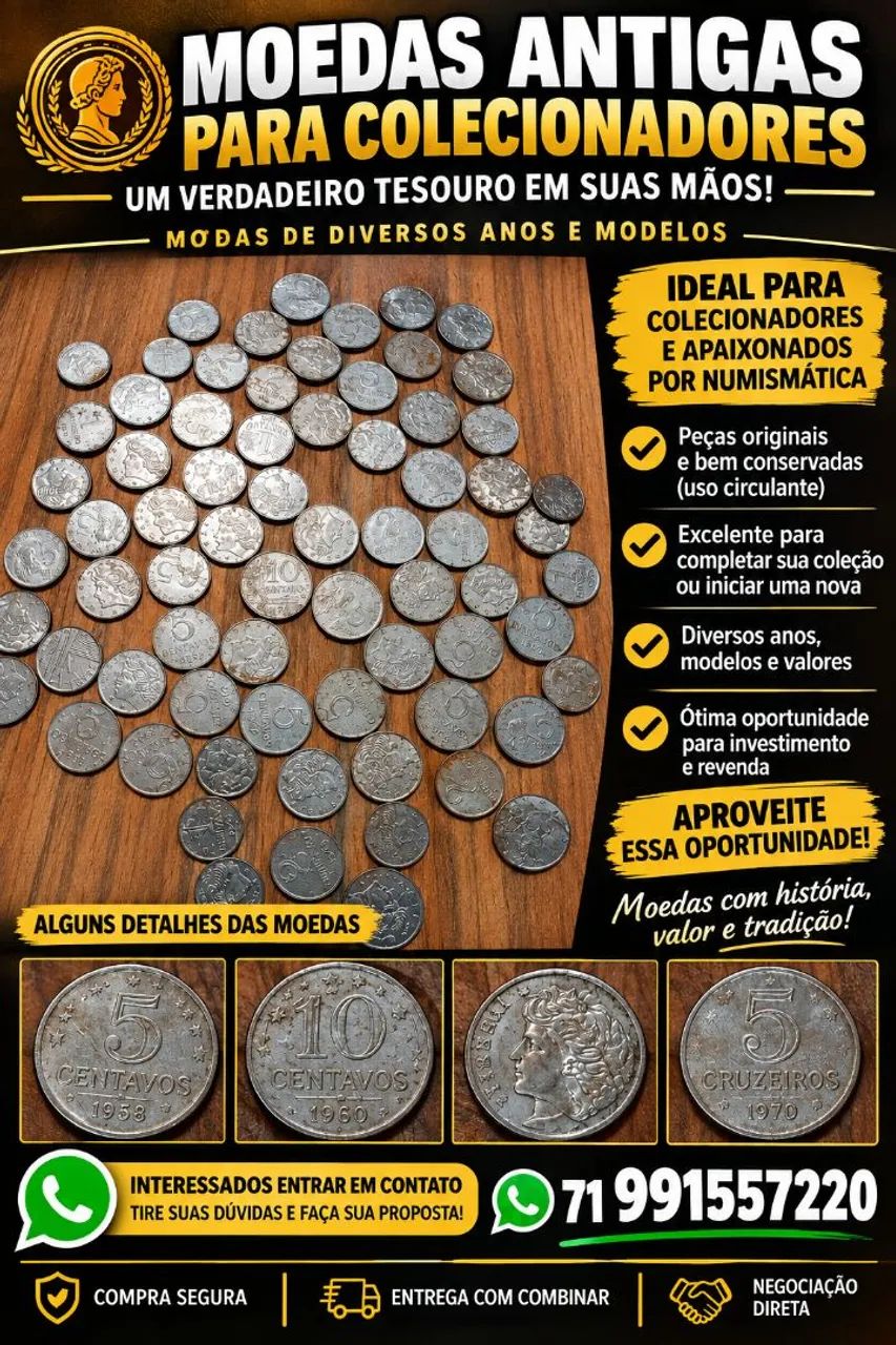 Moedas antigas - Foto 2