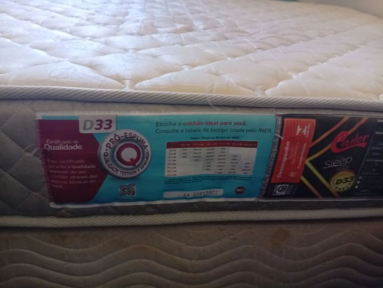 Cama Box Casal + Colchão Castor Sleep Max D33 - Foto 2