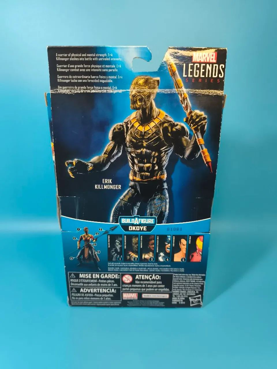 Marvel legends Erik killmonger Black Panther  - Foto 2