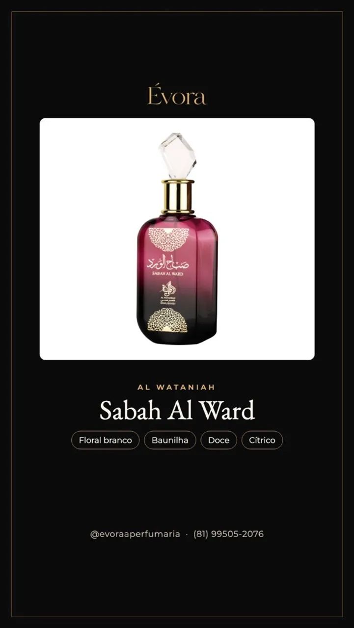 Perfume Árabe Original, Sabah Al Ward