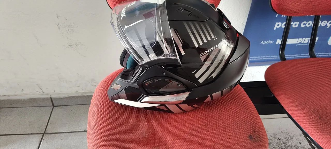Capacete Shark Evo One Escamoteável  - Foto 5