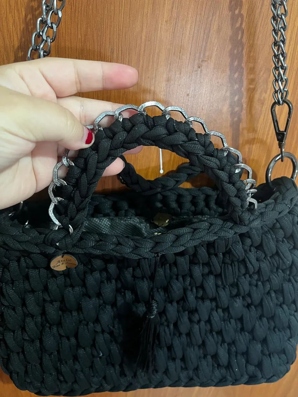 Bolsa em crochê  - Foto 3
