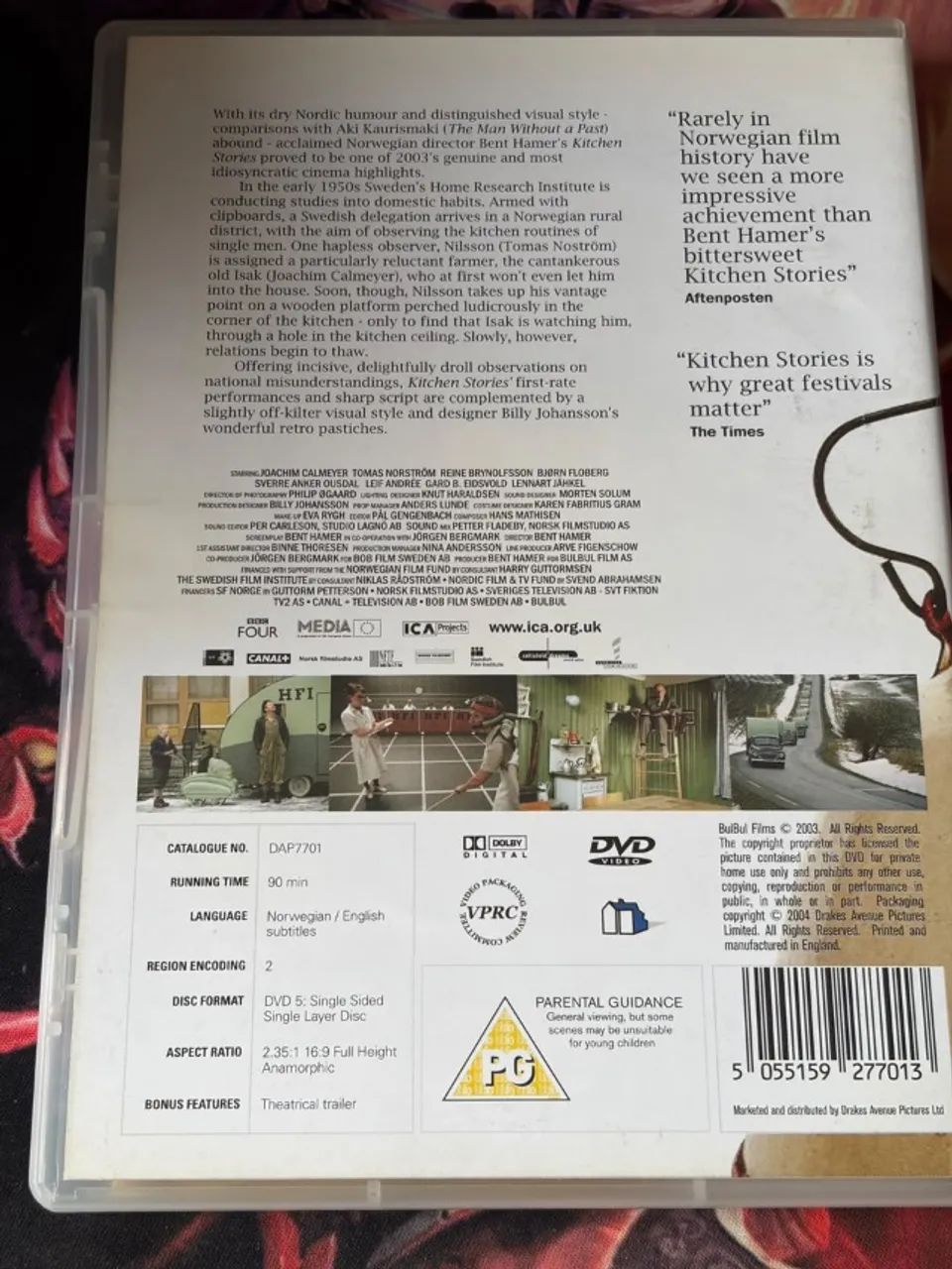 DVD Kitchen Stories importado Regiao 2 - Foto 3