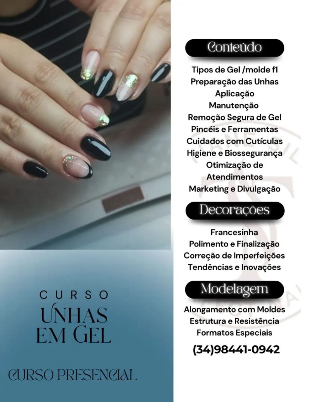 Curso alongamento de unhas