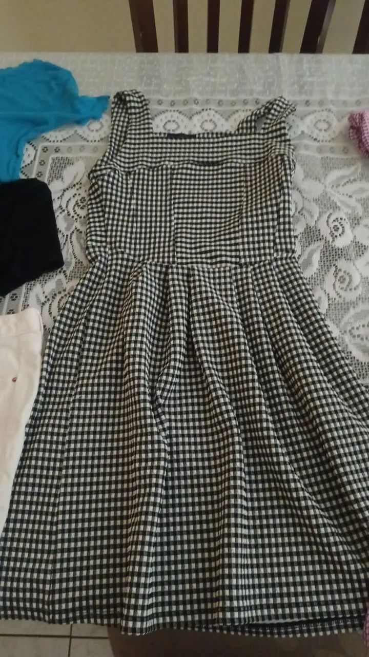 Vestido xadrez 