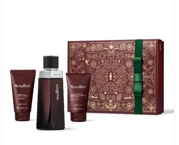 KIT MALBEC O BOTICÁRIO - NATAL 2026 - 3 ITENS - Foto 2