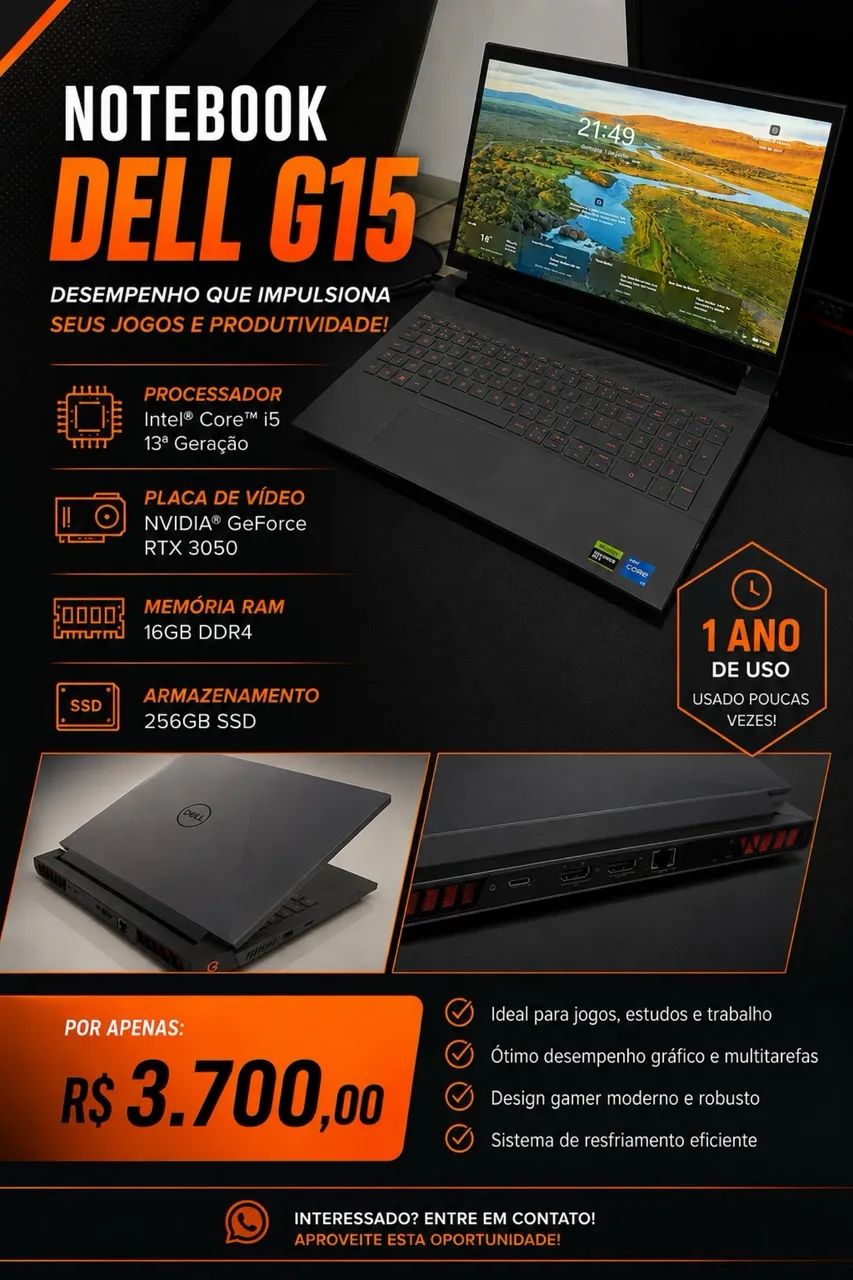 Notebook Dell G15