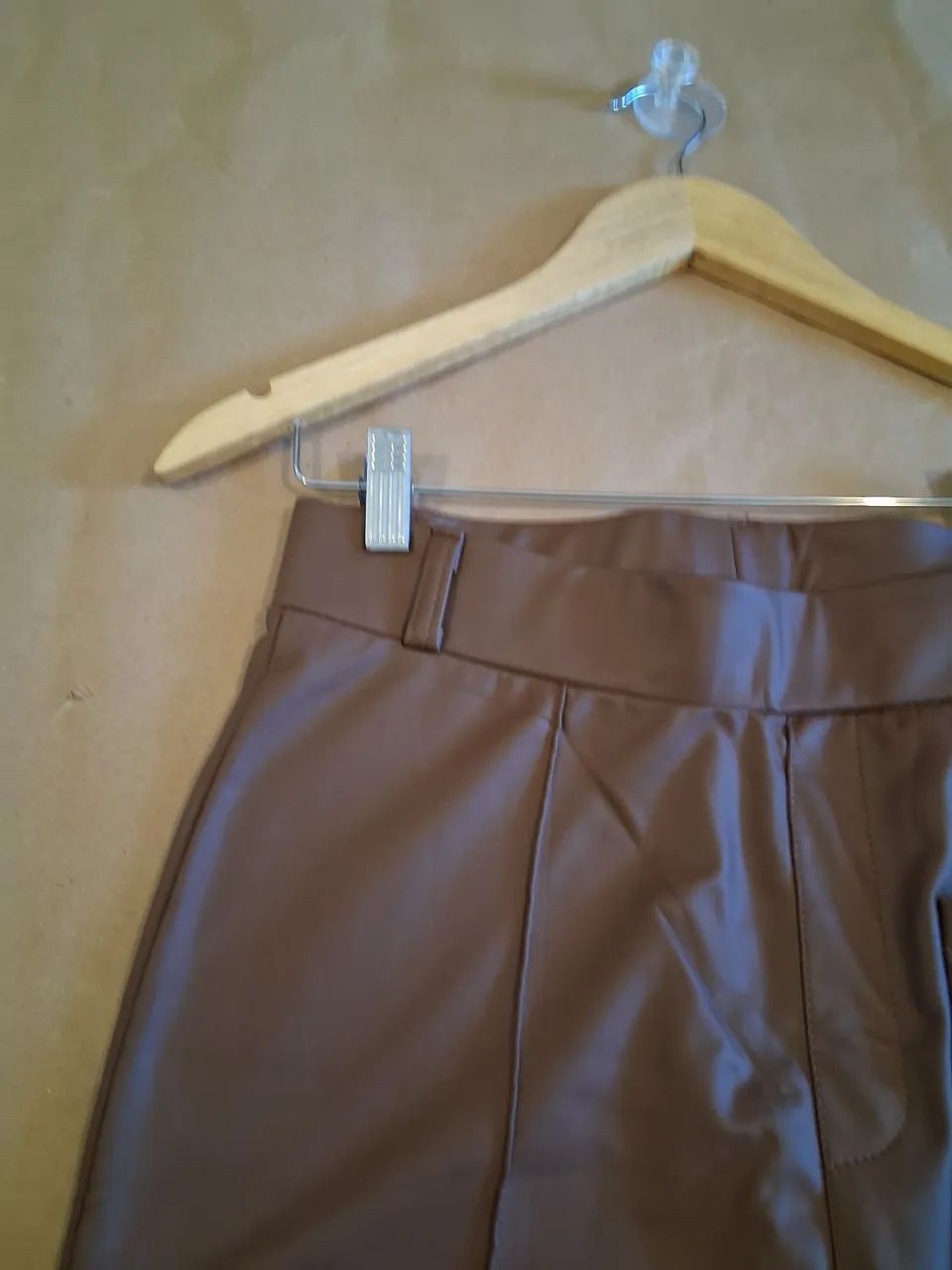 Calça courino M - Foto 2