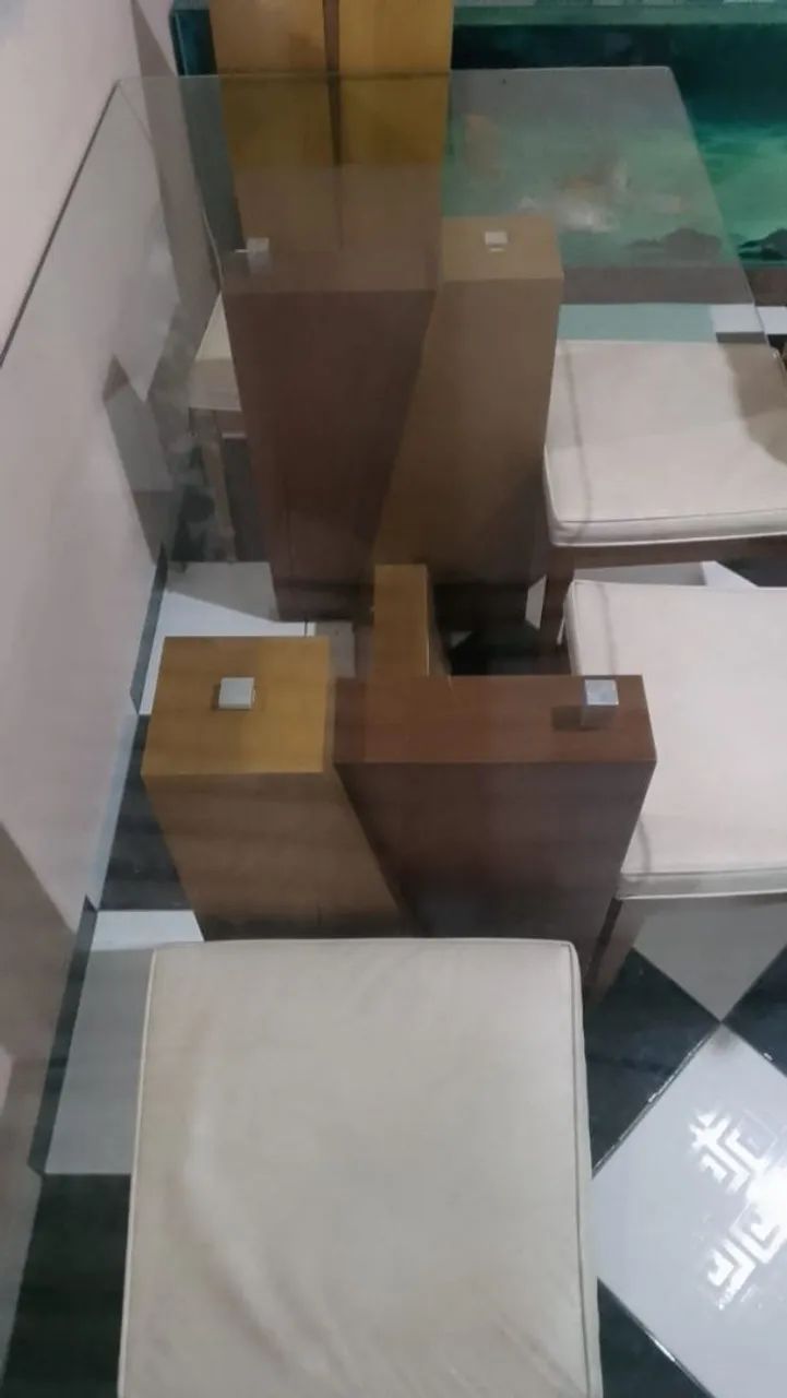 Mesa de jantar com 4 cadeiras 1.00x2.00 - Foto 5