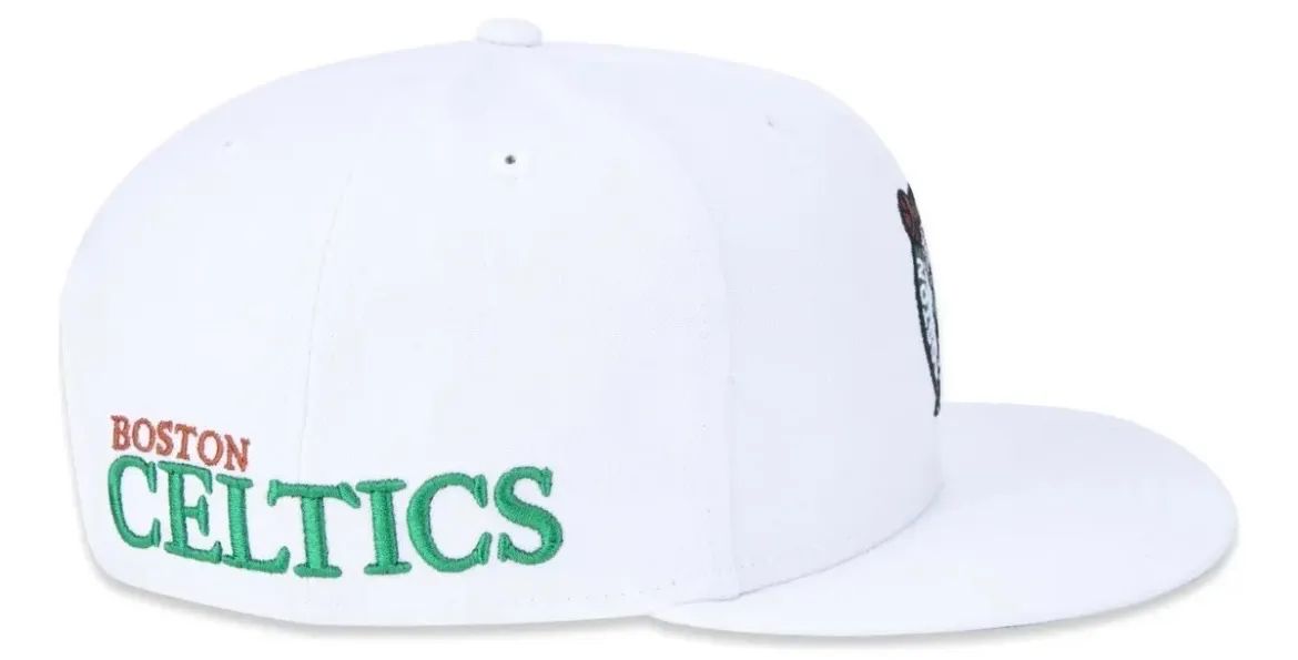 Boné New Era 950 Boston Celtics Nba Freestyle Branco - Foto 2