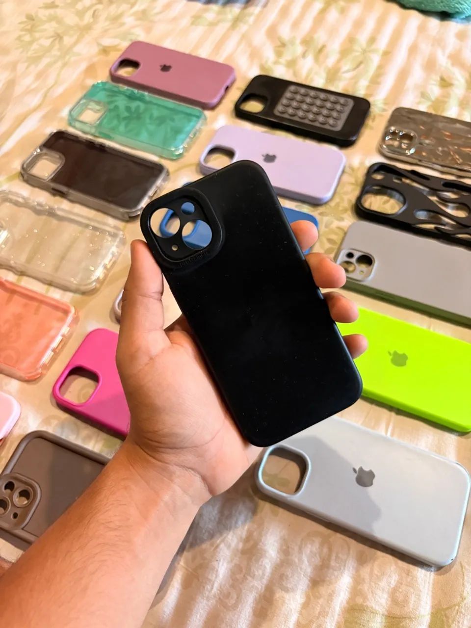 Capinha Silicone IPhone 13/14 Preta