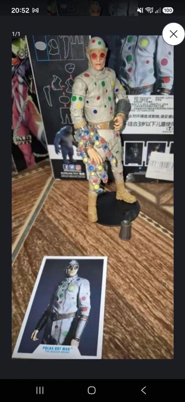 Homem das bolinhas dc mcfarlane 