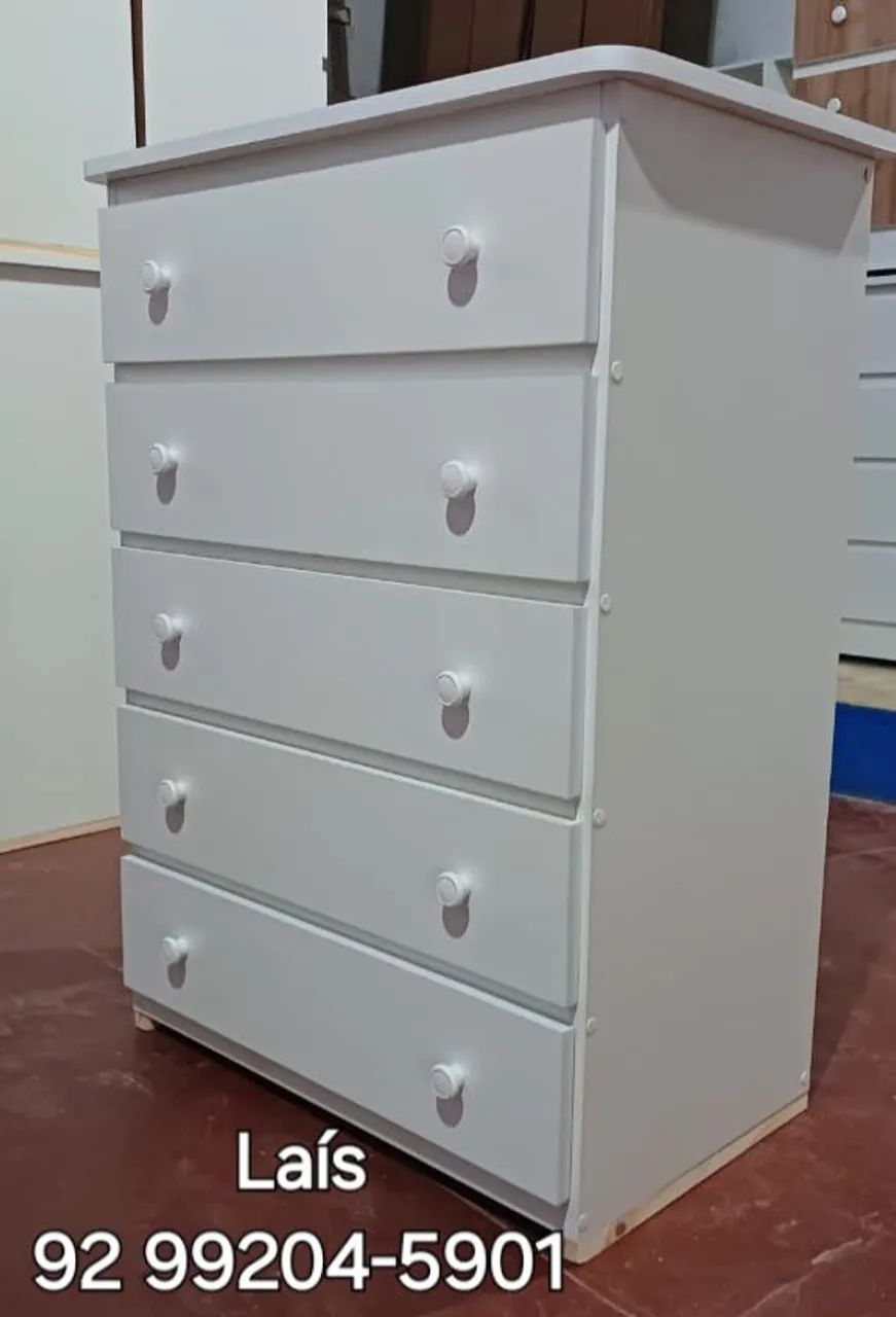 CÔMODA 5 GAVETAS 