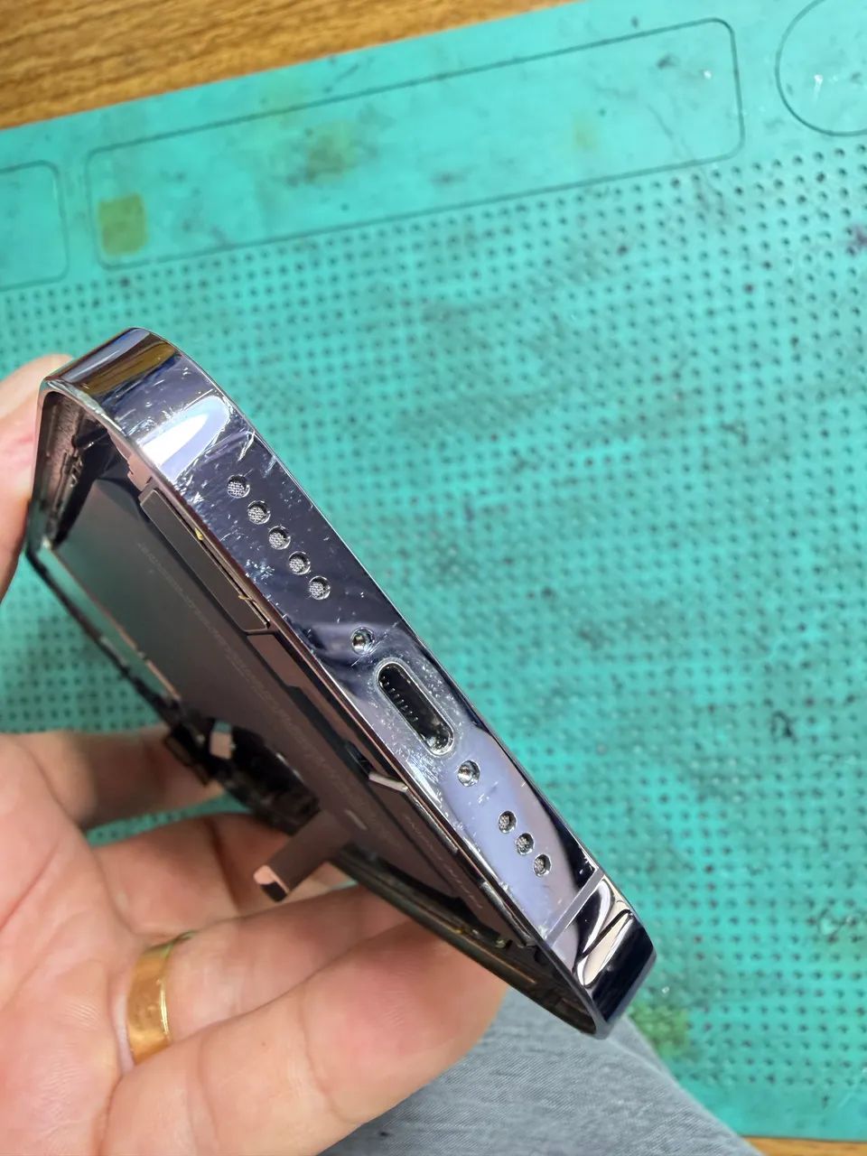 Carcaça iPhone 14 Pró Roxo completa!  - Foto 3