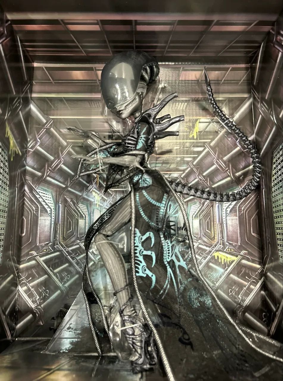 Boneca Monster High Skullector Alien xenomorph - Foto 2