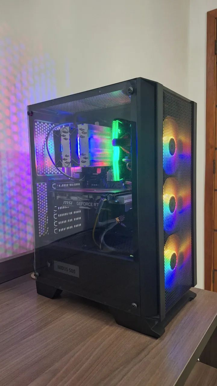 PC GAMER RTX 2060 12GB + i3 10100f - Computadores e Desktops