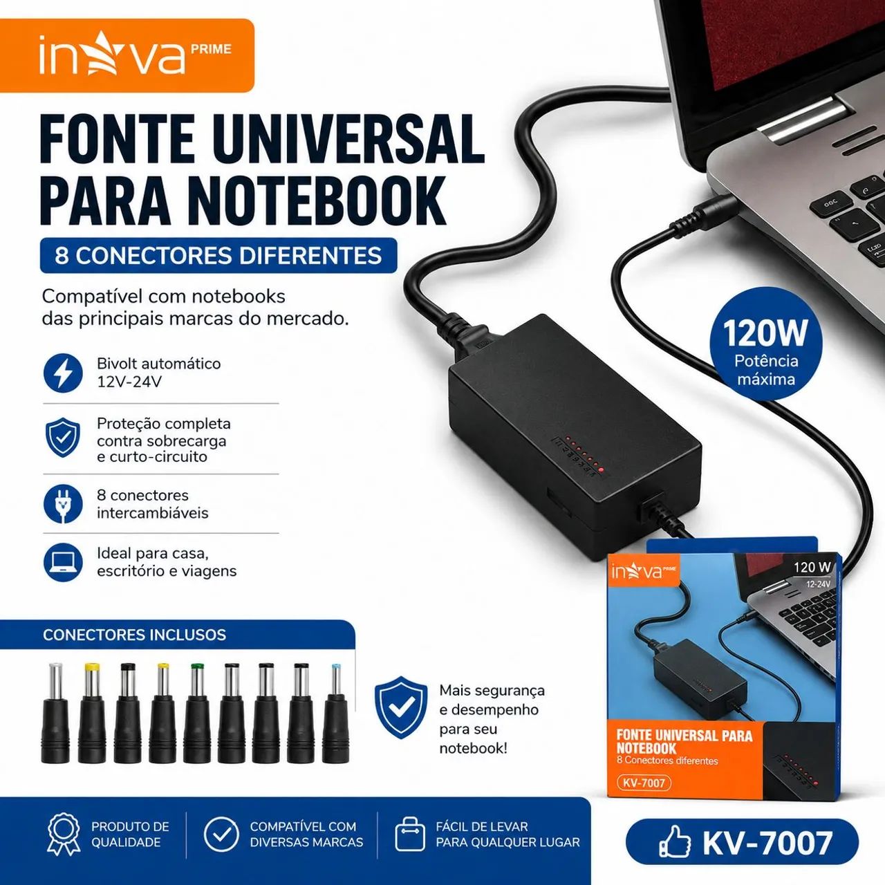Fonte universal Tv e Notebook 