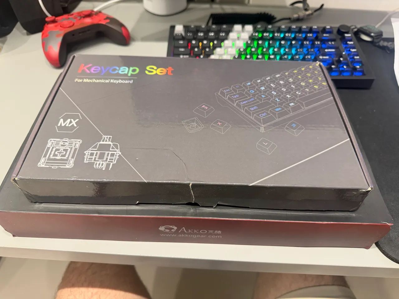 Teclado gamer 5075B Plus + jogo de keycaps extra  - Foto 5