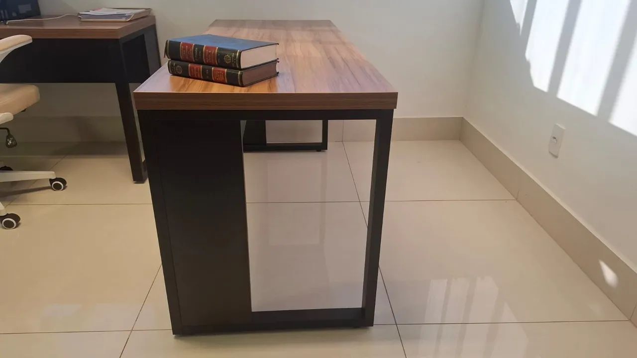 Vendo mesa de escritório - não entrego - Foto 2