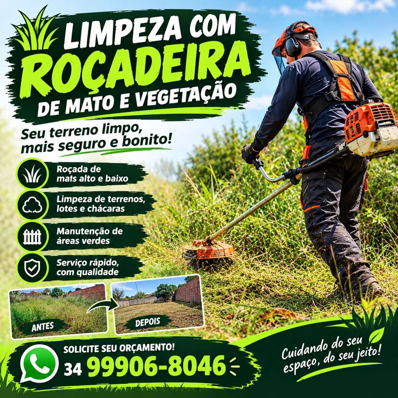 Limpeza lotes, Quintal em geral