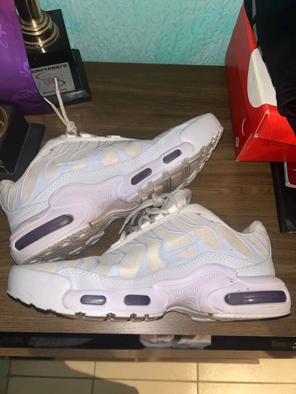 Air max Tn Triple White - Foto 3