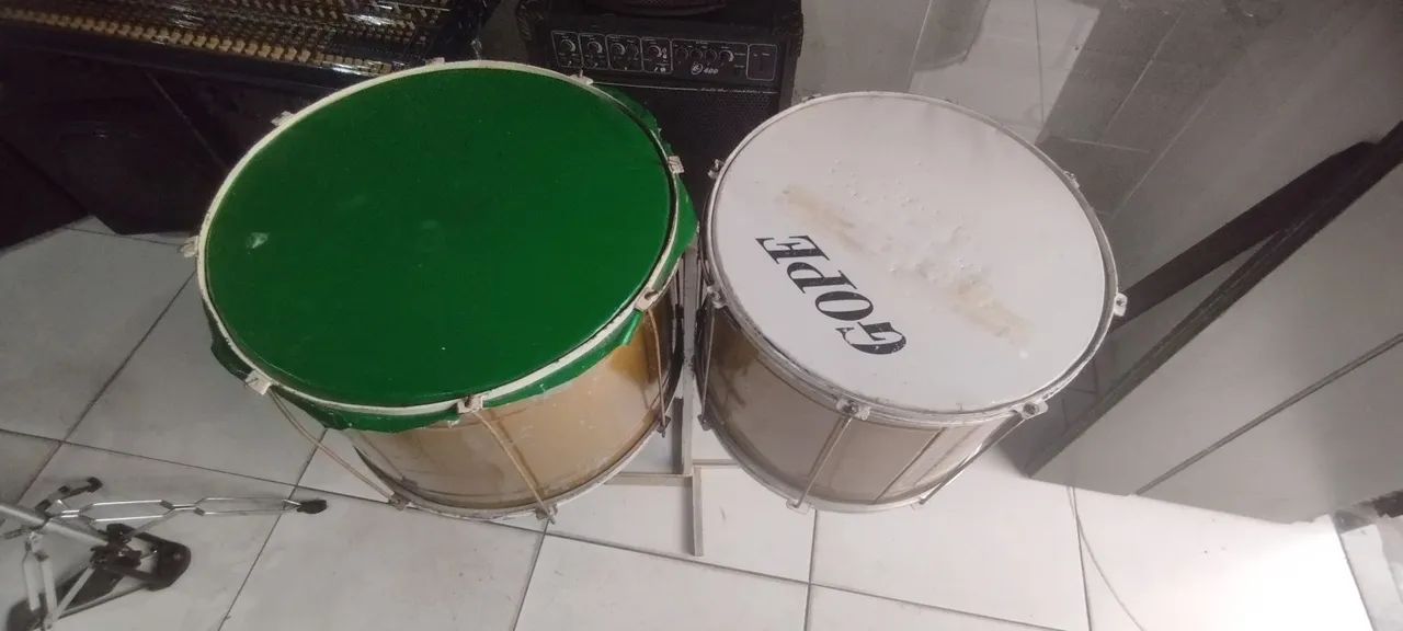 Par de surdo com suporte  - Foto 2