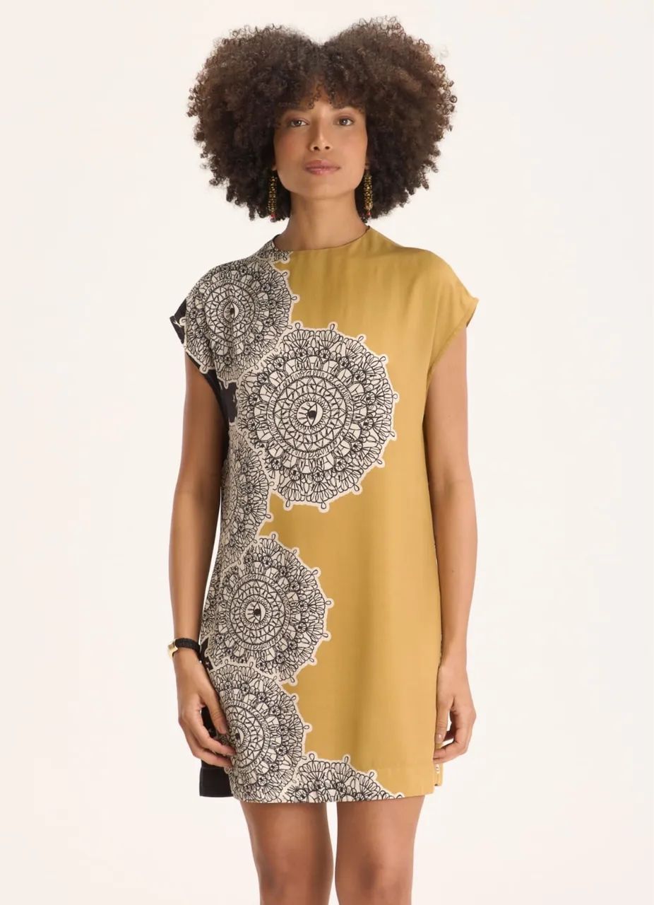 Vestido Estampado CANTÃO - Foto 2