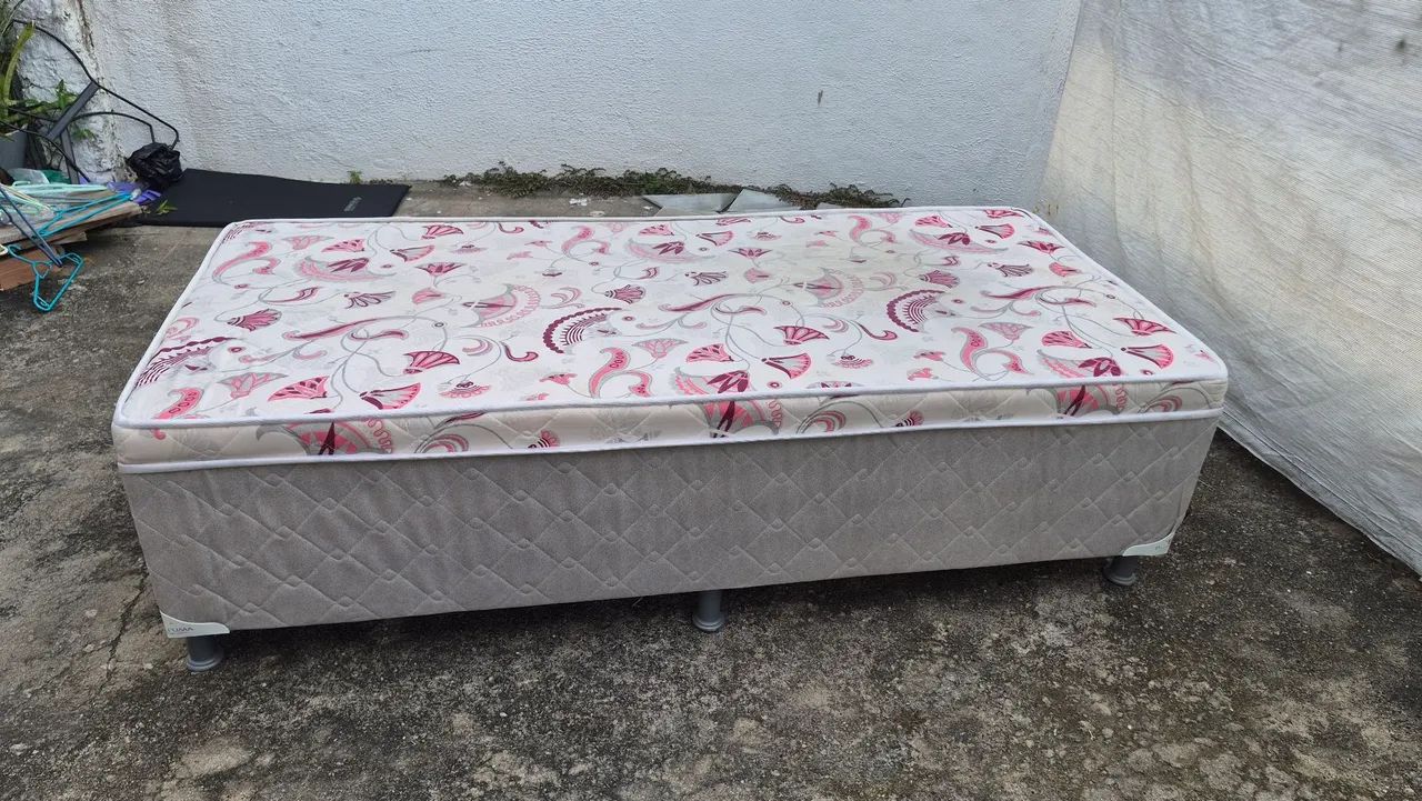 Cama Bibox Solteirão Colchão Box Conjugado  - Foto 3