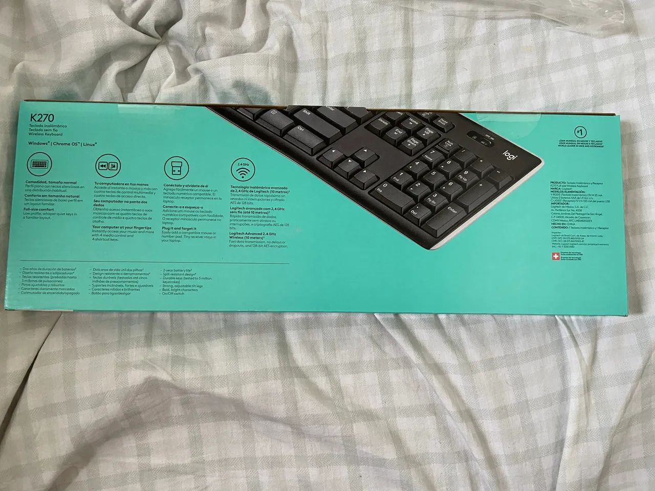 Teclado Sem Fio Logitech K270 - Foto 2
