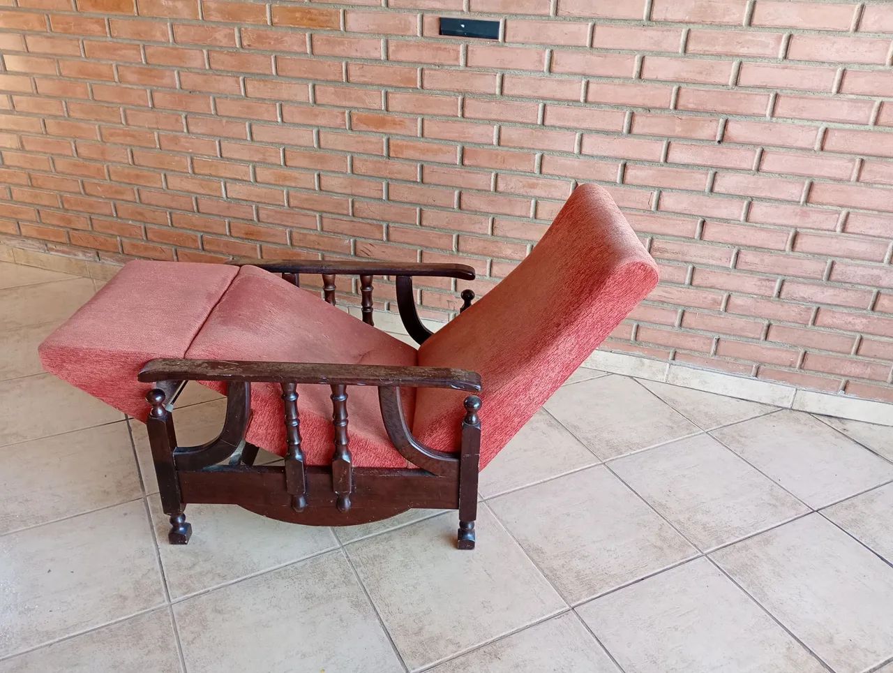 Cadeira do Papai espreguiçadeira vira leito - Foto 3