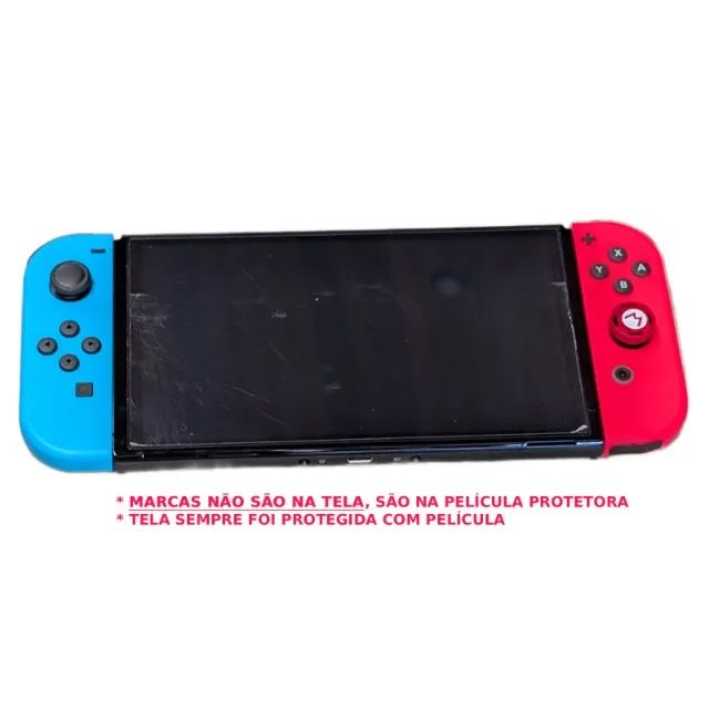 Nintendo Switch Oled 64gb + Case + Sd 64gb + Acessórios - Foto 5