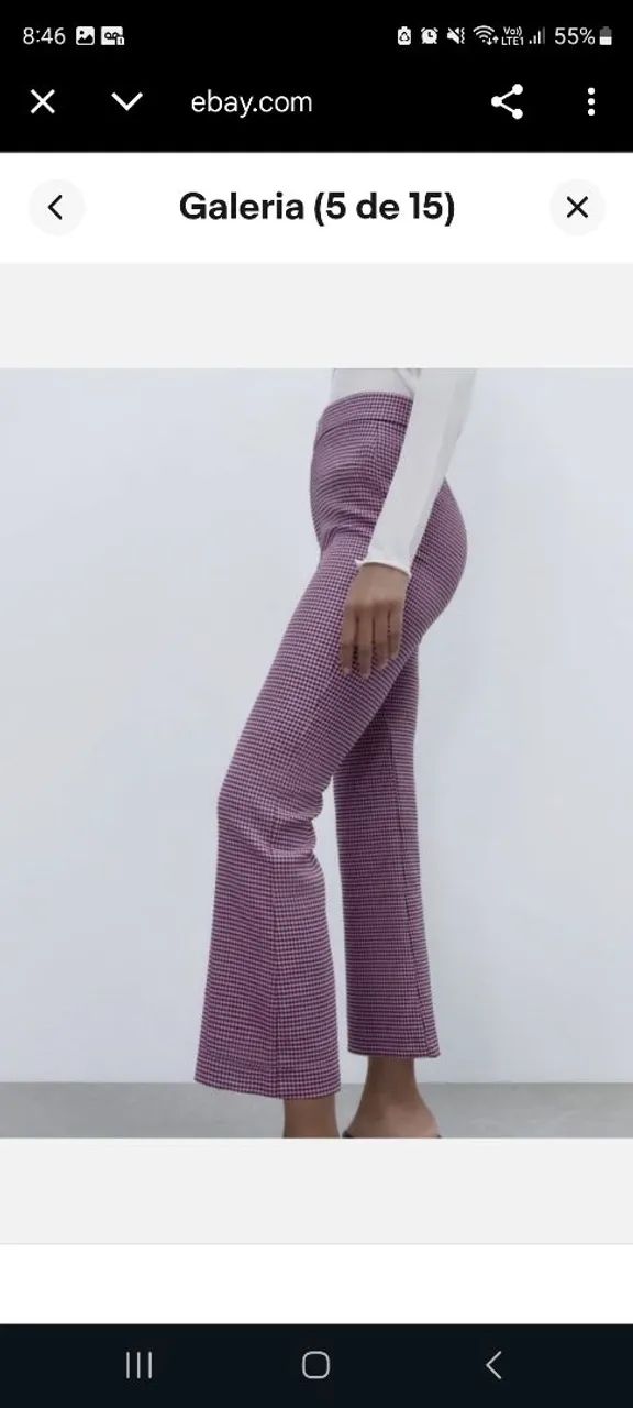 Calça mini flare Zara  - Foto 3
