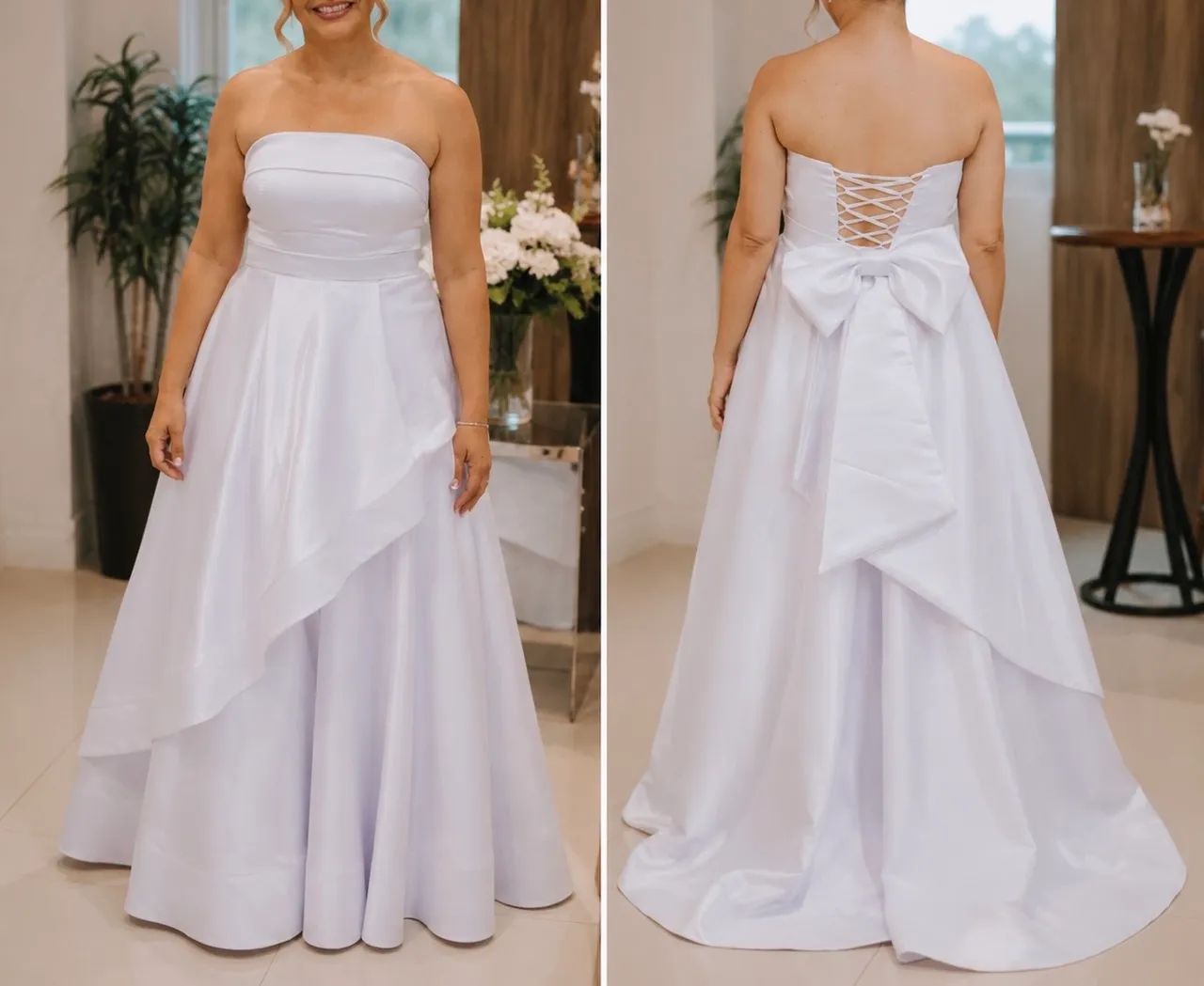 Vestido de Noiva deslumbrante e Moderno 