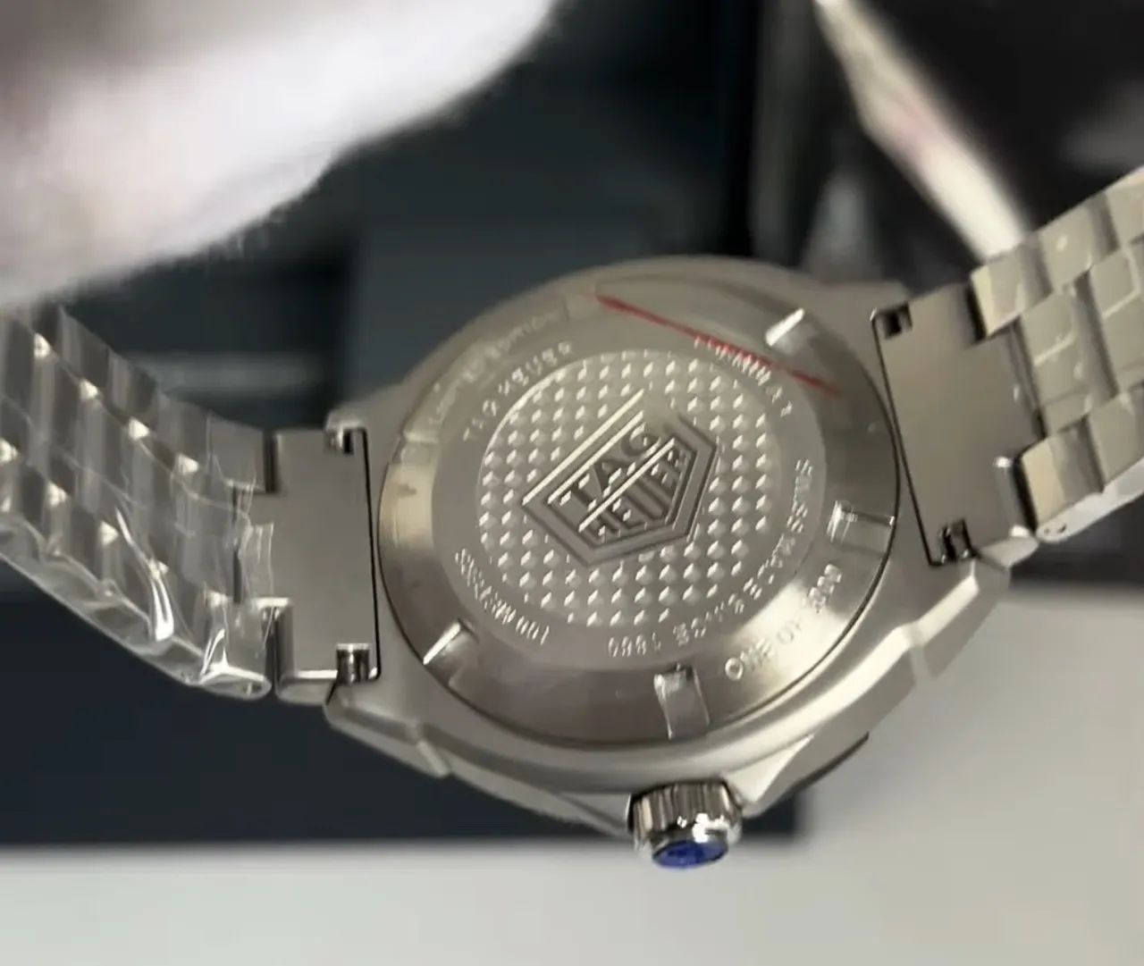 Relogio Tag Heuer Solargraph - Azul - 38mm - Automático - Safira - Prem AAA+ - Foto 4