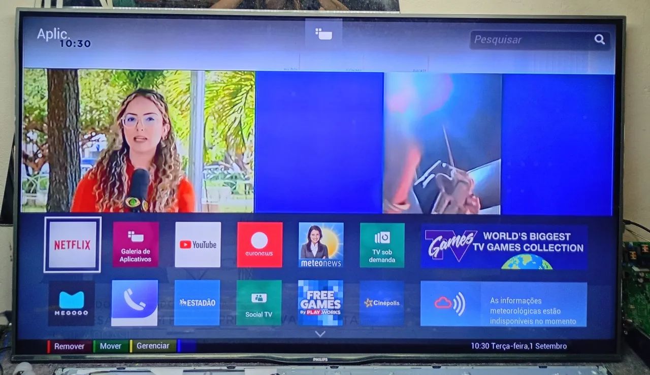 Tv Philips 55 polegadas smart  - Foto 3