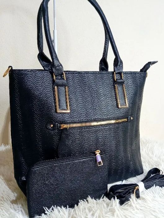 Bolsa GG Preta Feminina  - Foto 3