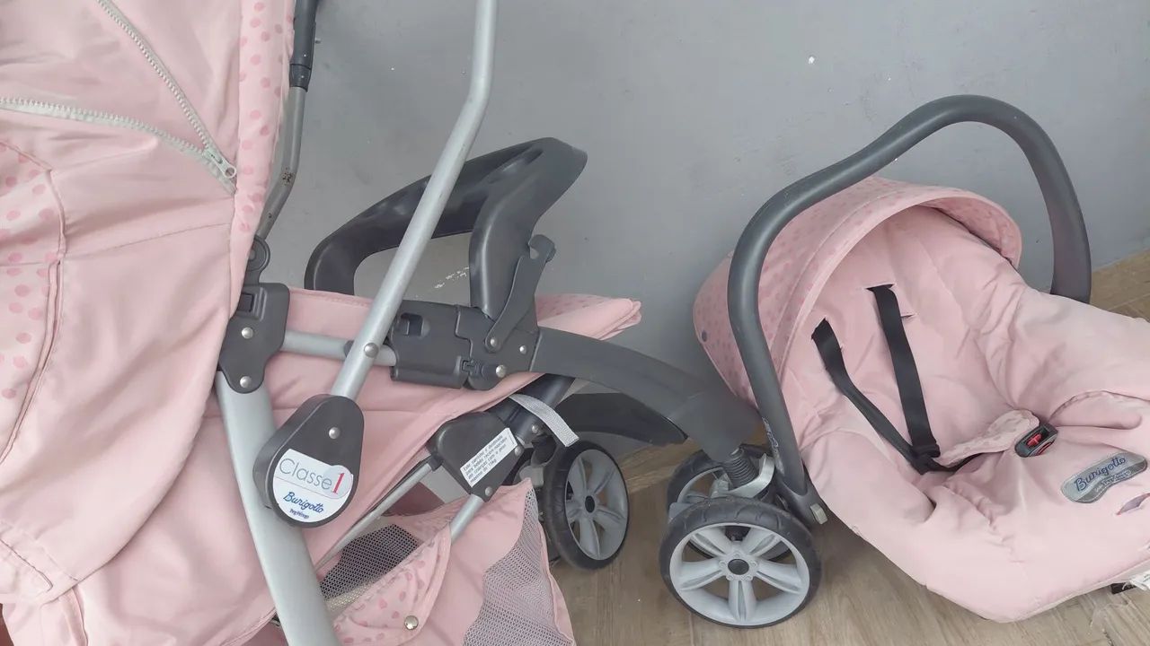 Carrinho de bebê + bebê conforto. - Foto 2