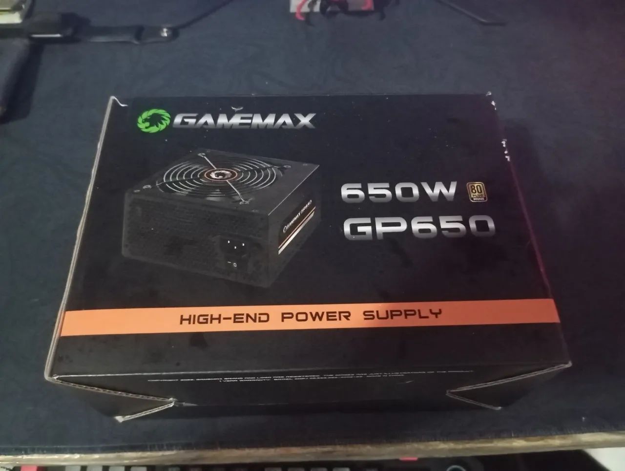 Fonte gamemax GP650W 80 plus bronze