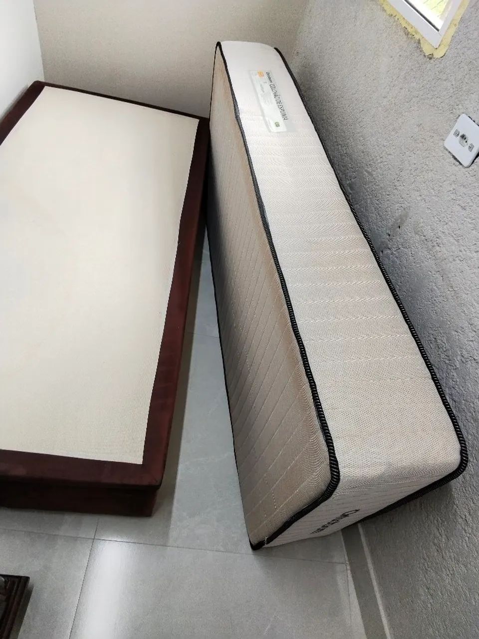 Cama baú com colchão Ortobom solteiro  - Foto 4