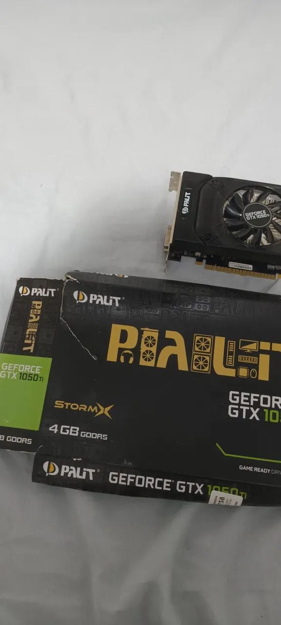 Placa de vídeo gtx1050ti 4gb perfeitamente 
