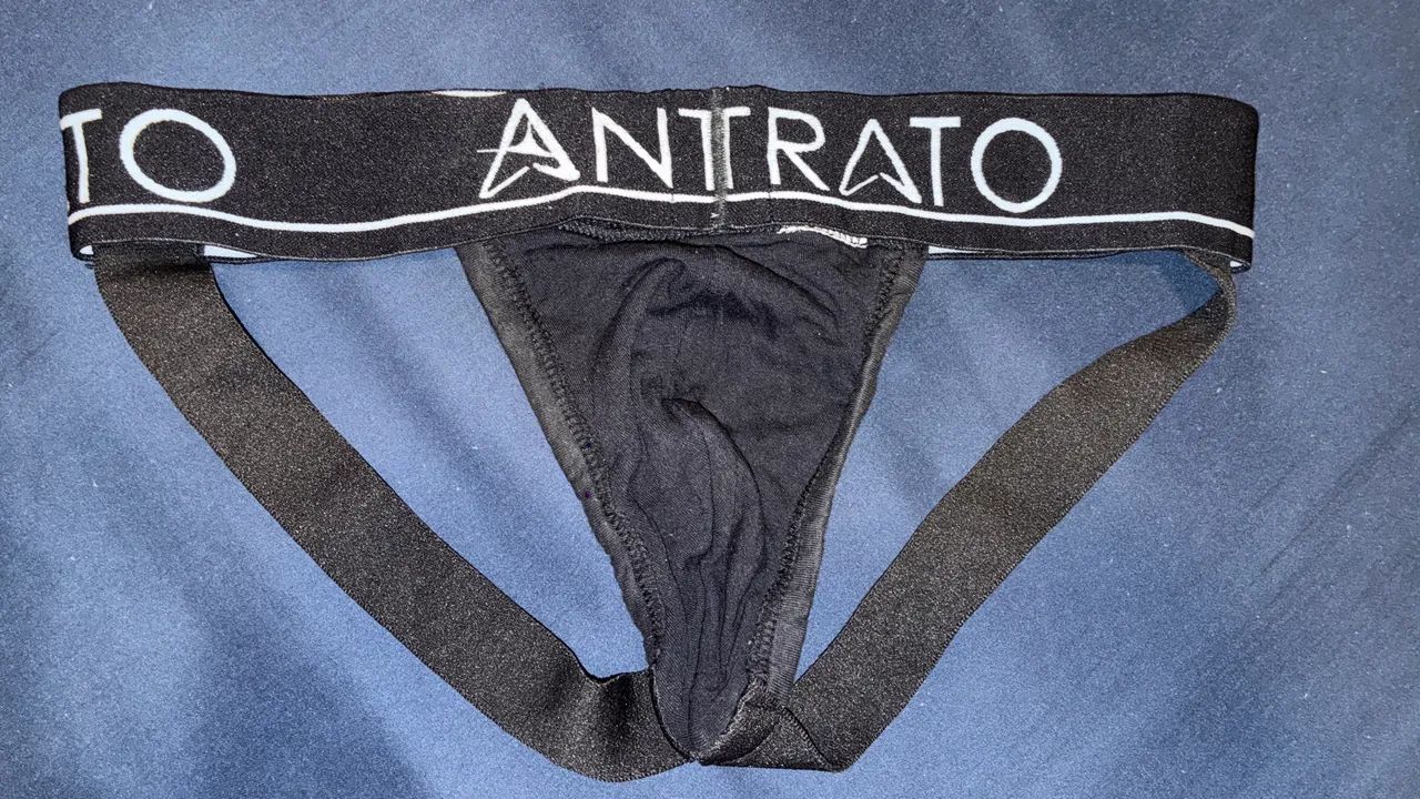 Cueca Jockstrap Preta zangado - Foto 3
