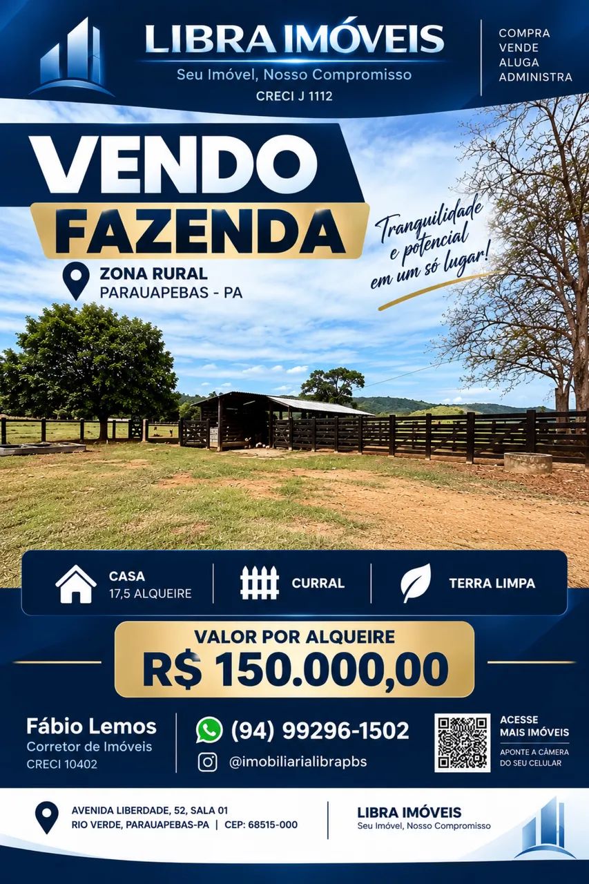 IMOBILIÁRIA LIBRA IMÓVEIS VENDE TERRA 
