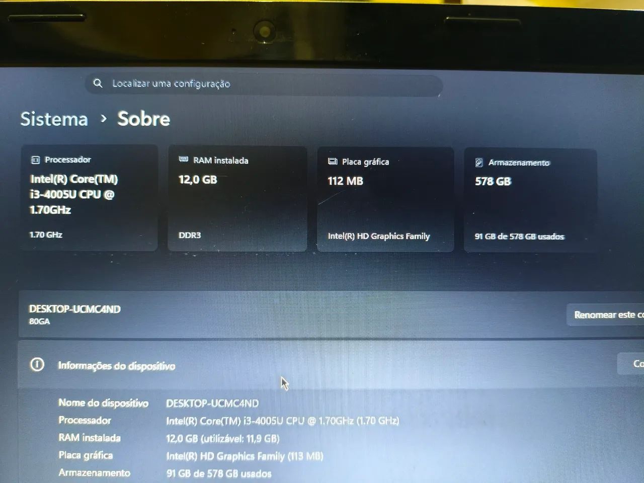 Notebook Lenovo G80 40 - Foto 3