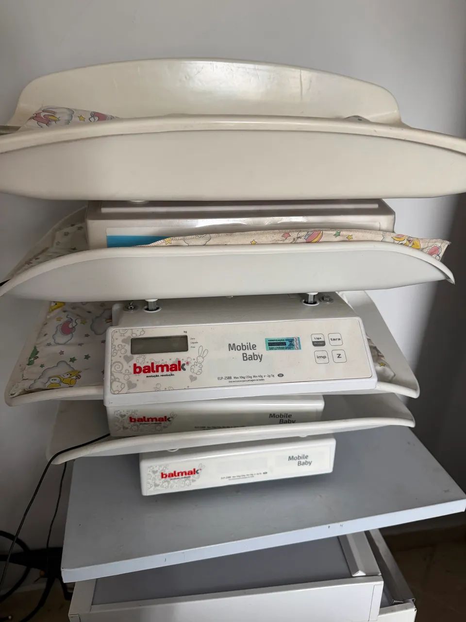 Balança Pediátrica Digital Elp-25bbbc C/ Capa - Balmak Cor Branco