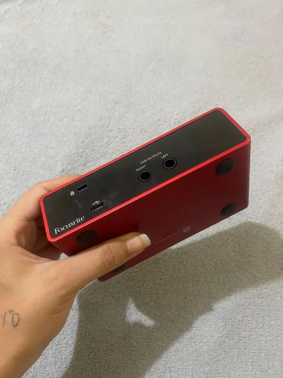interface de áudio focusrite scarlett solo 3ª geração - Foto 4