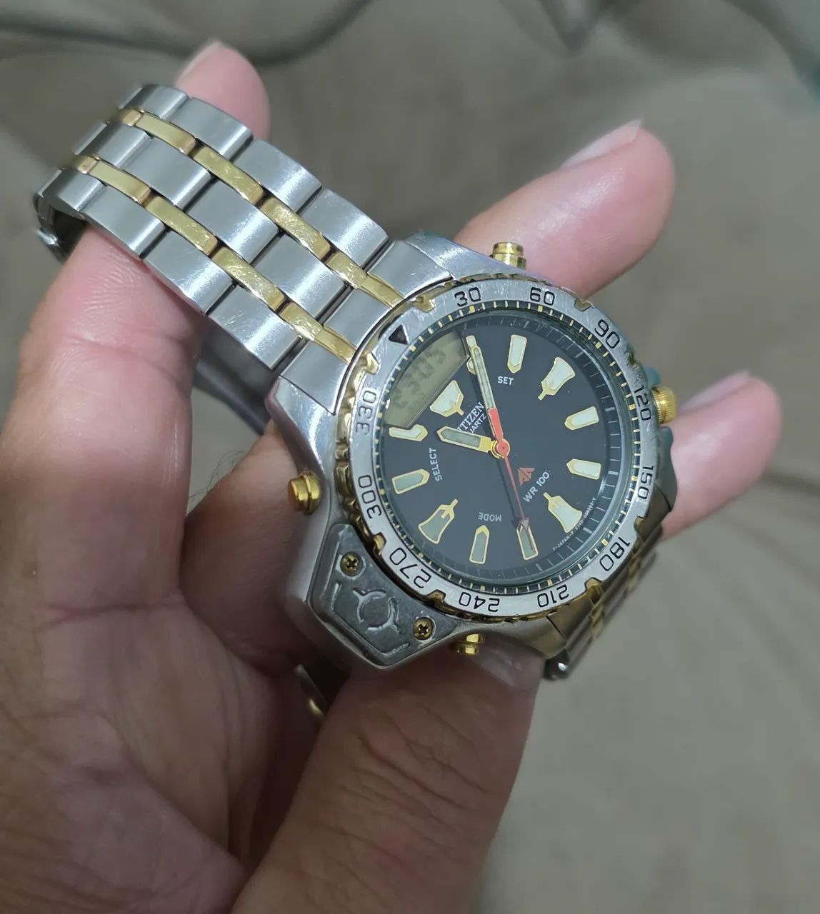 Relogio Raro Citizen altimeter 
