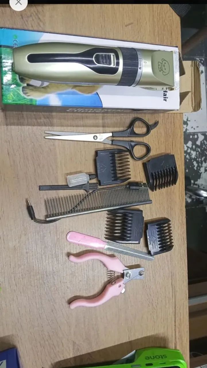 Máquina De Tosa Para Pets Sem Fio Com Bateria E Kit Completo (Usado) - Foto 3