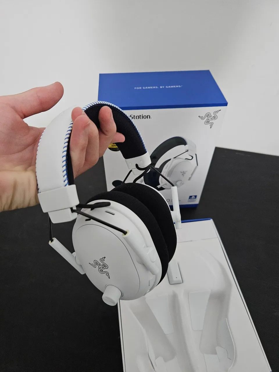 Razer blackshark V3 PRO branco  - Foto 5